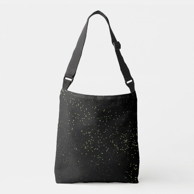 Sparkling Night Sky Crossbody Bag (Front)