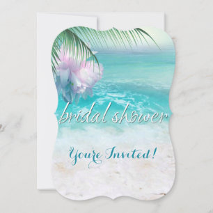 SPARKLING OCEAN WATERS Bridal Shower Invitation