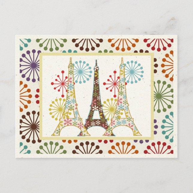 Sparkling Paris Postcard (Front)