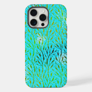 Sparkling Party Pattern with Fireworks in Aqua iPhone 15 Pro Max Case