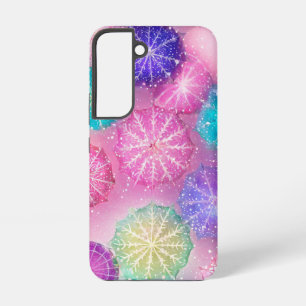 Sparkling Pastel Snowflake Samsung Galaxy Case