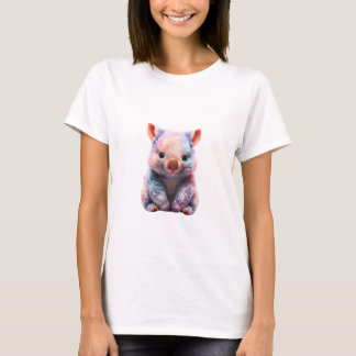 Sparkling Pastel Wombat Women T-Shirt