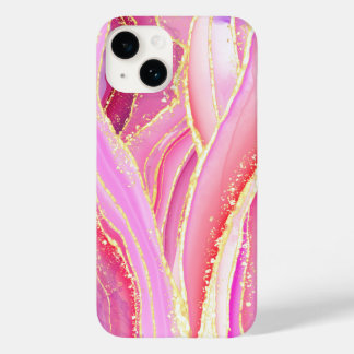 Sparkling Pink Case-Mate iPhone 14 Case