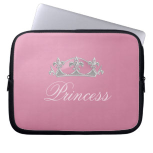 Sparkling Pink Princess Crown Electronics Case