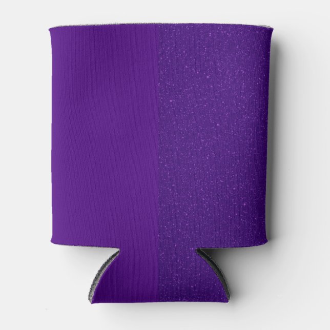 Sparkling Purple Neoprene Stubby Cooler - Custom (Front)