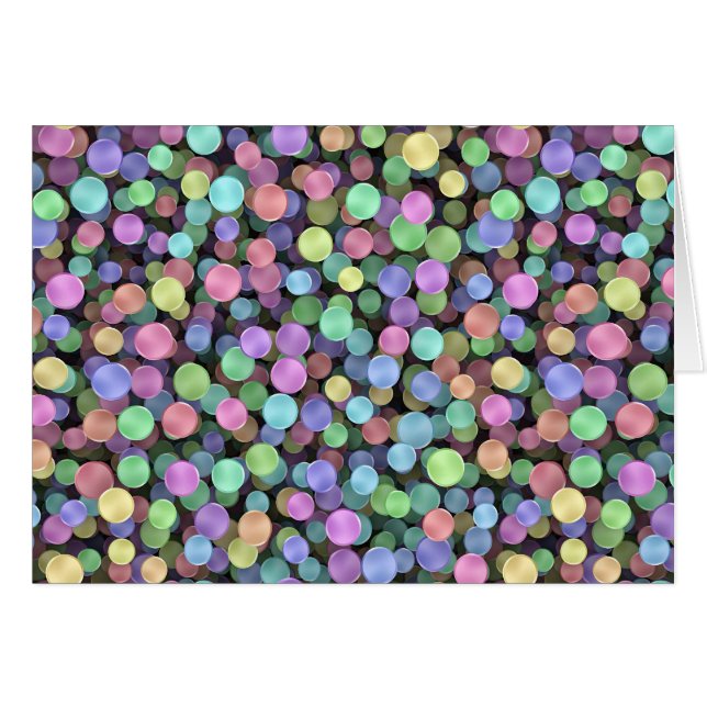 Sparkling Rainbow Polka Dots (Front Horizontal)