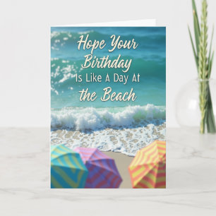 Sparkling Sea Birthday Card