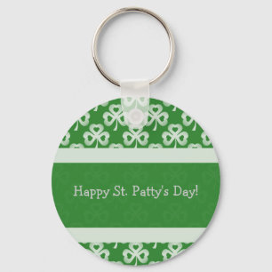 Sparkling Shamrocks Keychain