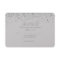 Sparkling Silver Glitter Wedding Response Cards