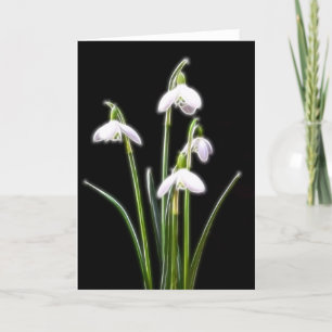 Sparkling Snowdrops Card