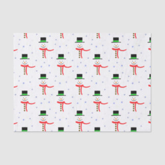 Sparkling Snowmen Tissue Paper