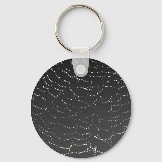Sparkling Spiderweb Key Ring (Front)