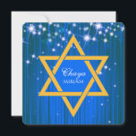 Sparkling Star of David Bat Mitzvah Invitations<br><div class="desc">Mazel Tov! Invite guests to celebrate your daughter's Bat Mitzvah with beautiful Sparkling invitation. Want to save money? Print the invitation on the Basic (FP) The card is easy to customise with your wording, font, font colour, paper shape options and choice of six paper types. Not exactly what you're looking...</div>