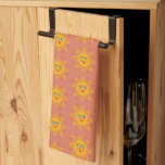 Sparkling Suns Cute and Charming Pattern  Tea Towel<br><div class="desc">Decorate your kitchen with this cool sunshine art towel. Makes a great housewarming,  birthday or wedding gift! 
You can customise it and add text too.
Check my shop for lots more colours and patterns!</div>