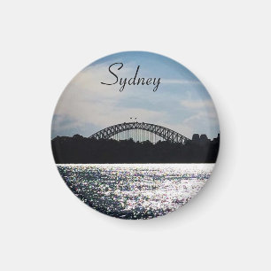 sparkling sydney bridge magnet