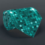 Sparkling Teal Disco Sequin Neck Tie<br><div class="desc">Instant wow factor. This Sparkling Teal Disco Sequin Neck Tie is bold,  brilliant accessory of your wardrobe's needs.</div>