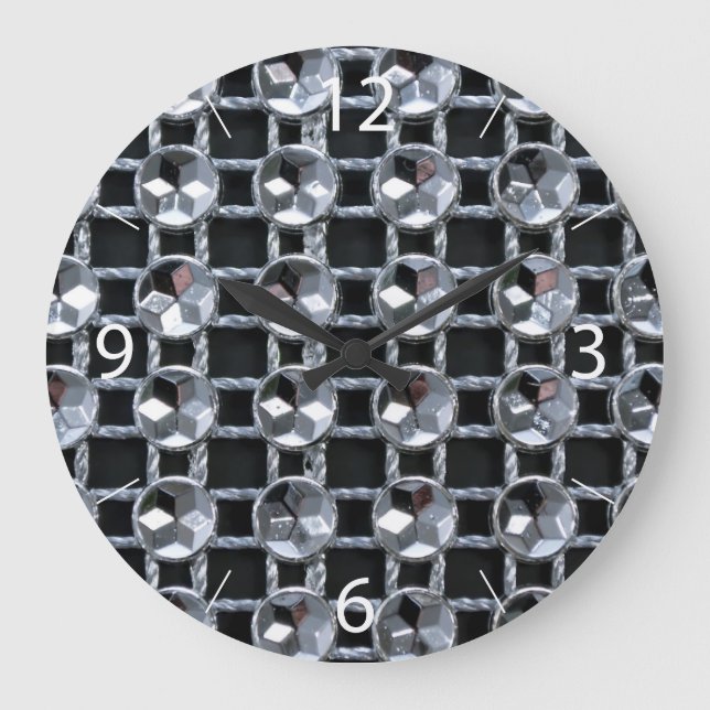 Sparkling Web Large Clock (Front)