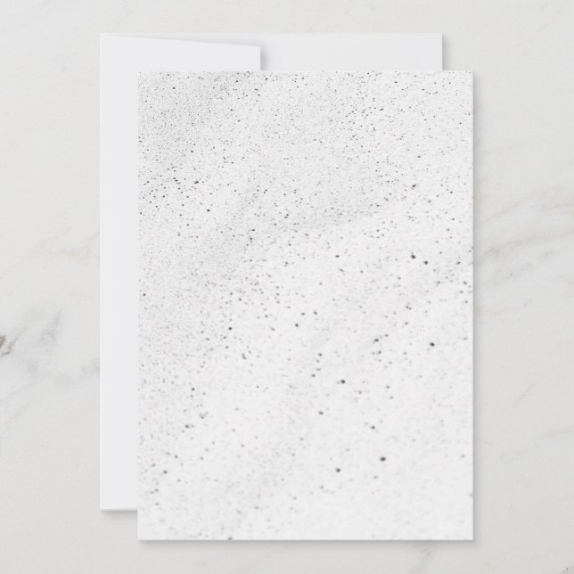 Sparkling White Sand Invitation (Front)