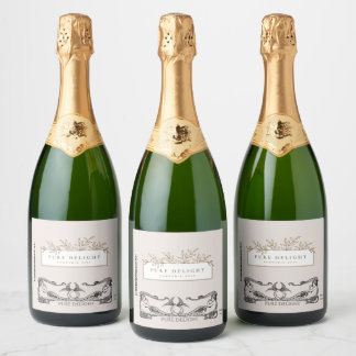 Sparkling Wine Bottle Label – Pure Delight Edition
