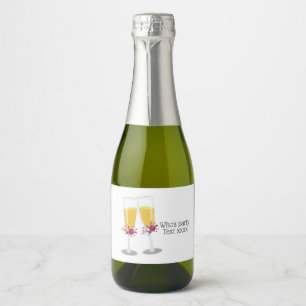 Sparkling Wine  Brunch and Bubbly cheers birthday Label