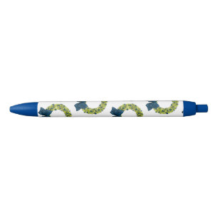 Sparkling Wreath - Multiple Colour Options Blue Ink Pen