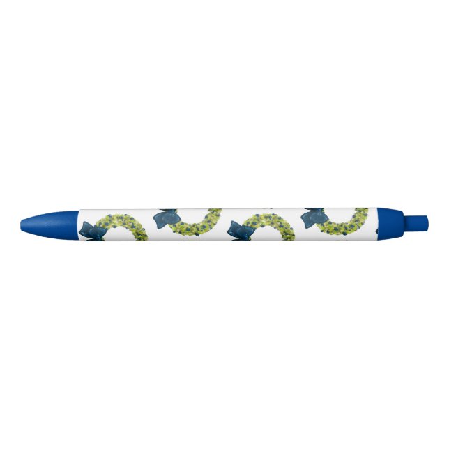 Sparkling Wreath - Multiple Colour Options Blue Ink Pen (Front)