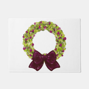 Sparkling Wreath - Multiple Colour Options Doormat