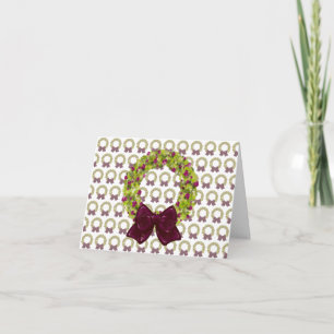 Sparkling Wreath - Multiple Colour Options Note Card