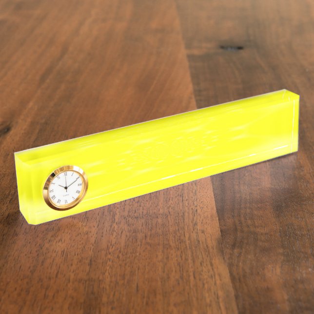 Sparkling Yellow Nameplate (Side)