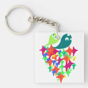 Sparkling Yeti Monster Key Ring