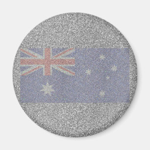 Sparkly Australian Flag Magnet