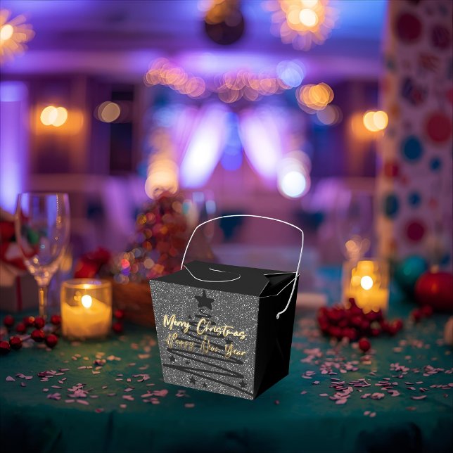 Sparkly Black Favor Box (Creator Uploaded)