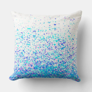 sparkly blue  cushion