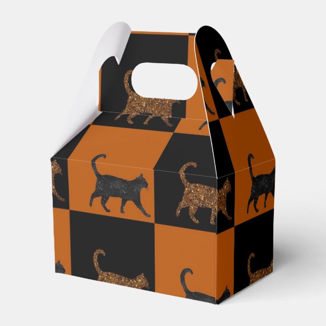 Sparkly Cats Favour Box (Back Side)