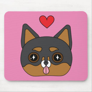 Sparkly chihuahua mouse pad
