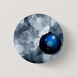 Sparkly Christmas 3 Cm Round Badge