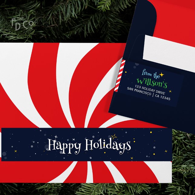 Sparkly Christmas Candy Magic! Wrap Around Label (Creator Uploaded)