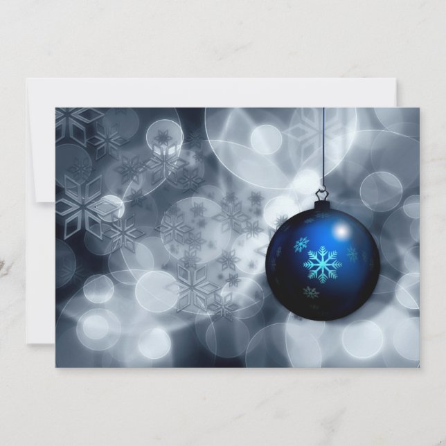 Sparkly Christmas Holiday Card (Front)