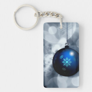 Sparkly Christmas Key Ring