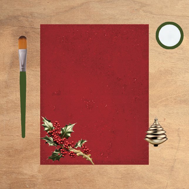 Sparkly Christmas Red Scrapbook Paper (Creator Uploaded)
