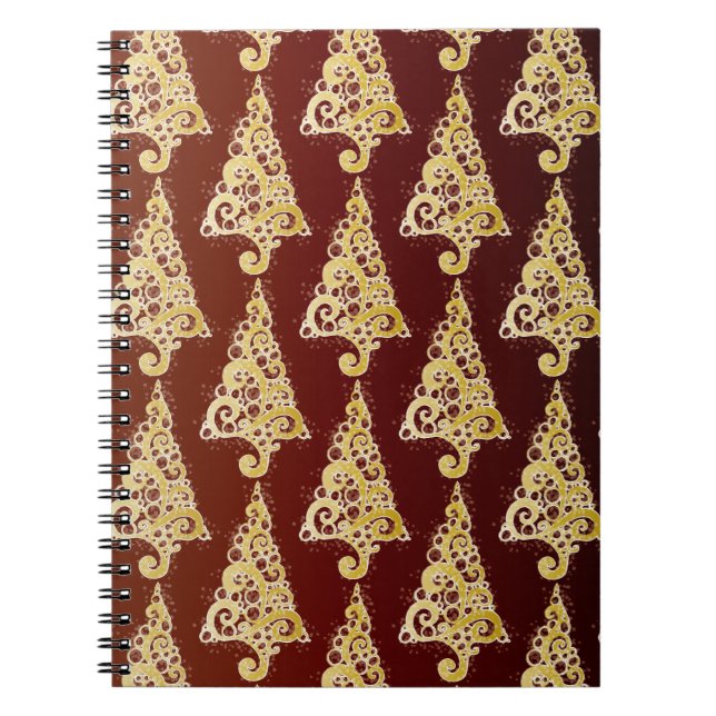 Sparkly Christmas Tree Notebook (Front)