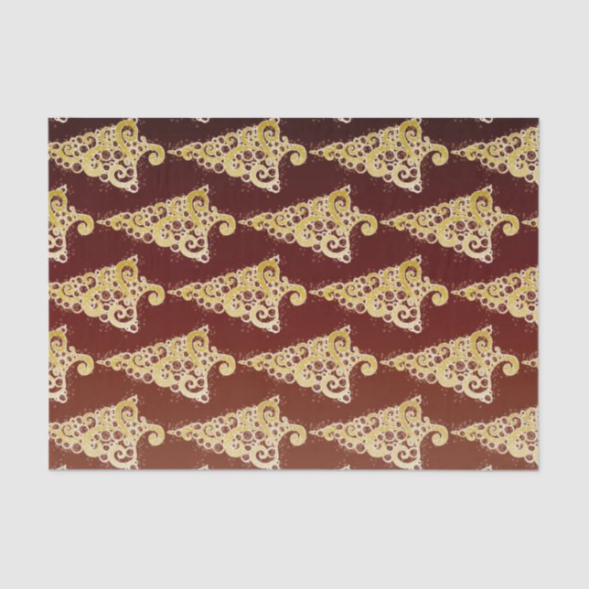 Sparkly Christmas Tree Tissue Paper (Front)