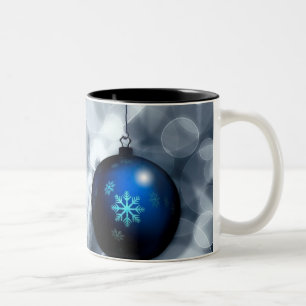 Sparkly Christmas Two-Tone Coffee Mug