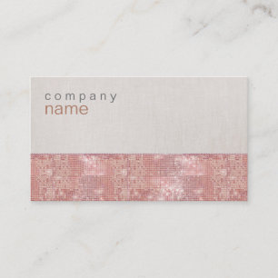 Sparkly Cute Pink Sequins Business Card