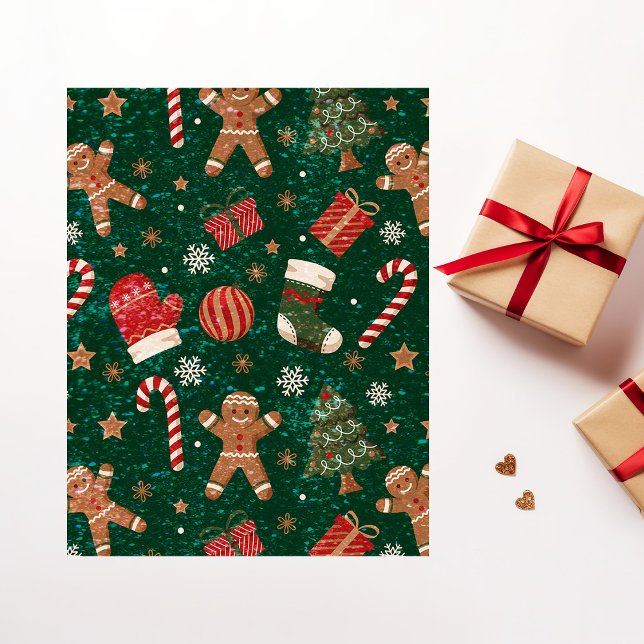 Sparkly Fun Christmas Scrapbook Paper (Creator Uploaded)