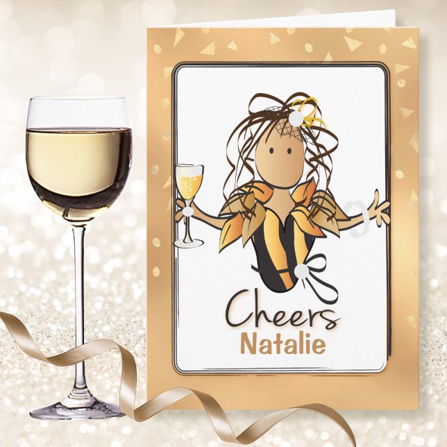 Sparkly Girly Glam Any Age Birthday Card for Her (Creator Uploaded)