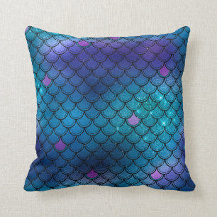 Sparkly Glitter Mermaid Cushion