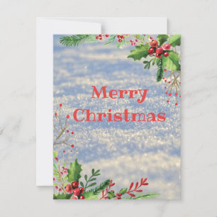 Sparkly, Gorgeous, Beautiful, Holiday Card