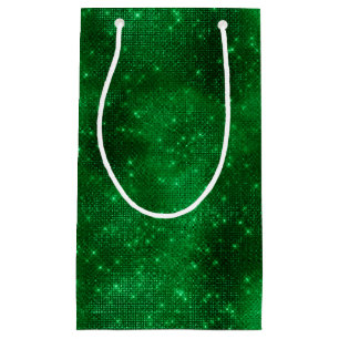 Sparkly Green Foil Small Gift Bag