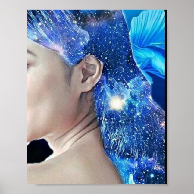 Sparkly Hair Poster (Front)